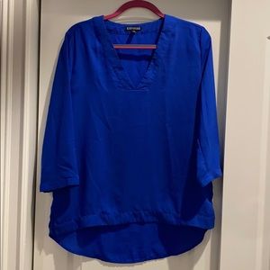 Blue express top